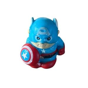 Squinkies Mini Rubber Captain America Figurine